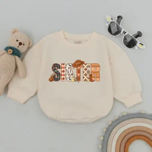 Personalized Easter Bunny Sweatshirt, Family Matching Sweater, Custom Romper, Mama and Me Outfit