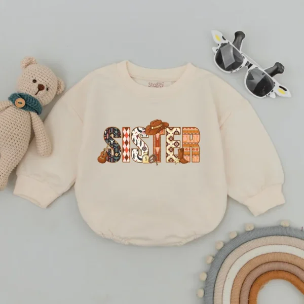 Personalized Easter Bunny Sweatshirt, Family Matching Sweater, Custom Romper, Mama and Me Outfit