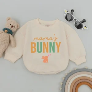 Personalized Easter Family Matching Sweatshirt, Custom Family Sweaters, Easter Bunny Design, Cotton Blend, Unisex Fit