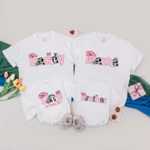 Personalized First Father's Day Shirt - Custom Photo Daddy and Me Outfit - Size & Color Options - Cotton Blend