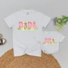 Personalized First Mother's Day Matching T-Shirt, Mom and Baby Outfit, Mother's Day Gift, Matching Family Tees