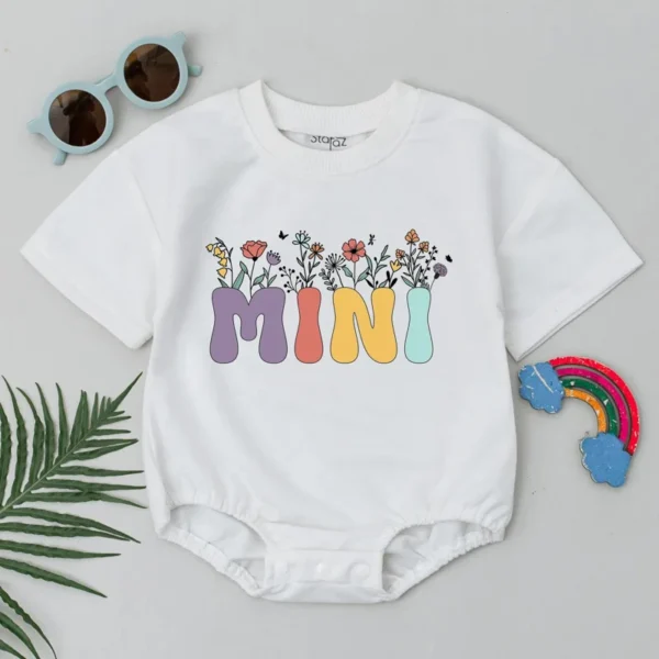 Personalized First Mother's Day Shirt, Custom Photo Mommy & Me Outfit, Tee Gift for New Mom and Baby, Cotton Blend, Various Sizes