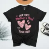 Personalized First Mother's Day T-Shirt, Mom & Baby Matching Outfit, Custom Mother's Day Gift, Matching Family Apparel