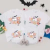 Personalized Halloween Boo Family T-Shirt - Matching Halloween Tee, Custom Spooky Shirt, Cotton/Spandex Blend