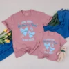 Personalized Happy Face Birthday Outfit Matching Family Tees, Custom Sizes & Styles, Cotton Blend