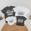 Personalized Pink Bow First Birthday Family T-Shirt - Matching Outfit - Various Sizes - Cotton Blend
