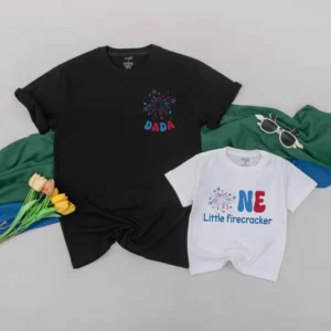 Personalized Pizza Birthday Family T-Shirt - Matching Outfits - Custom Apparel - Cotton Blend - Sizes for All Ages