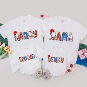 Personalized Spooky Family Halloween T-Shirt - Custom Matching Outfit Tees - Sizes & Colors - Cotton Blend