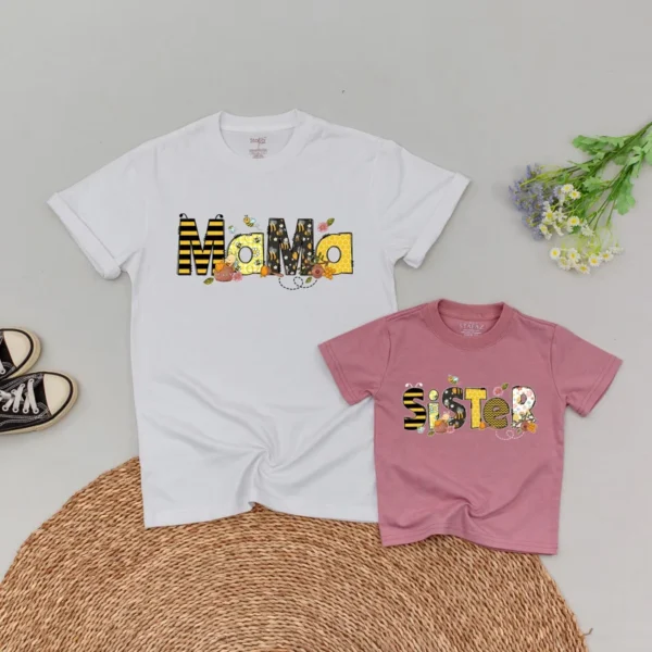 Personalized Titi and Bestie Matching Shirts - Custom Aunt Baby Outfit - Family Matching Clothes