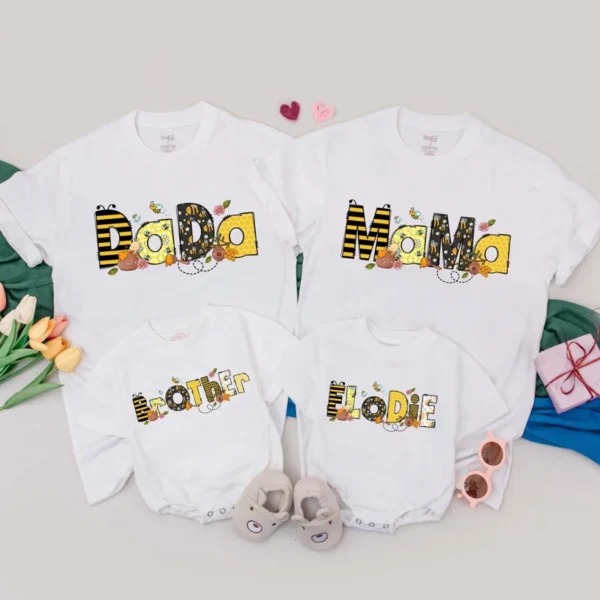 Personalized Titi and Bestie Matching Shirts - Custom Aunt Baby Outfit - Family Matching Clothes