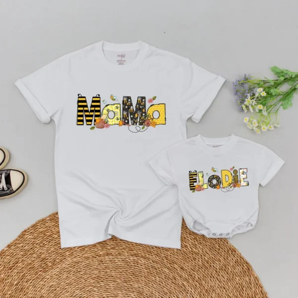 Personalized Titi and Bestie Matching Shirts - Custom Aunt Baby Outfit - Family Matching Clothes